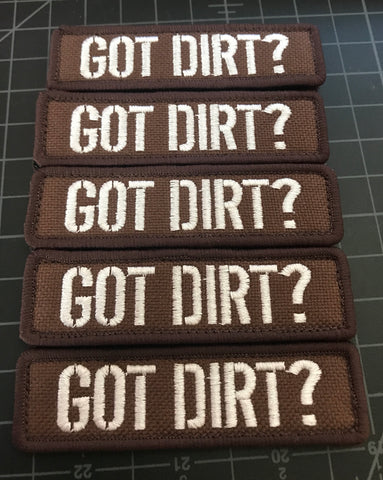 GOT DIRT? Patch