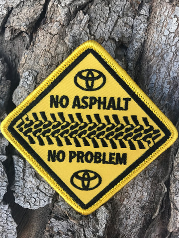 No Asphalt No Problem Patch