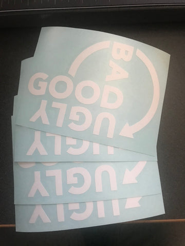 Good Bad Ugly Sticker